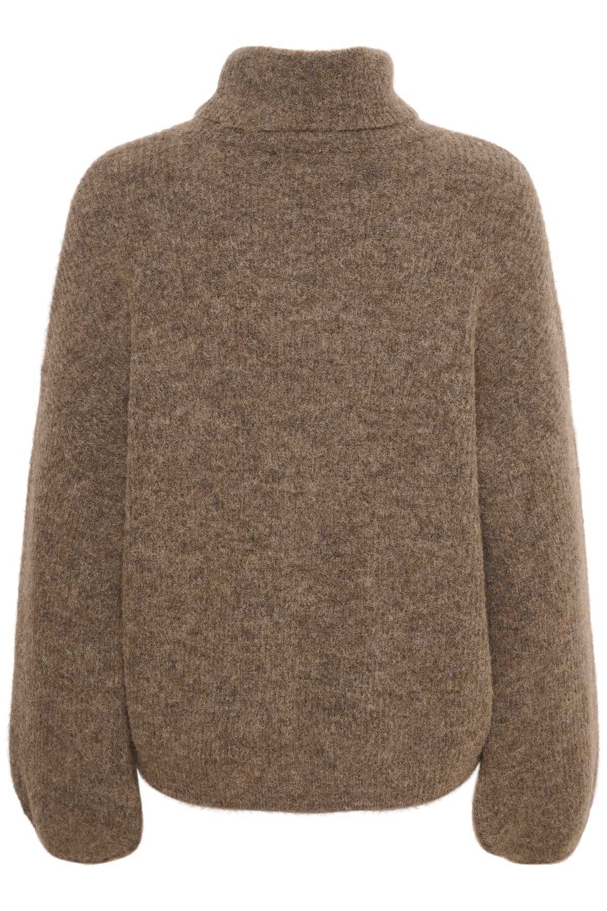 AlphaGZ LS Rollneck - Dark Sand Melange