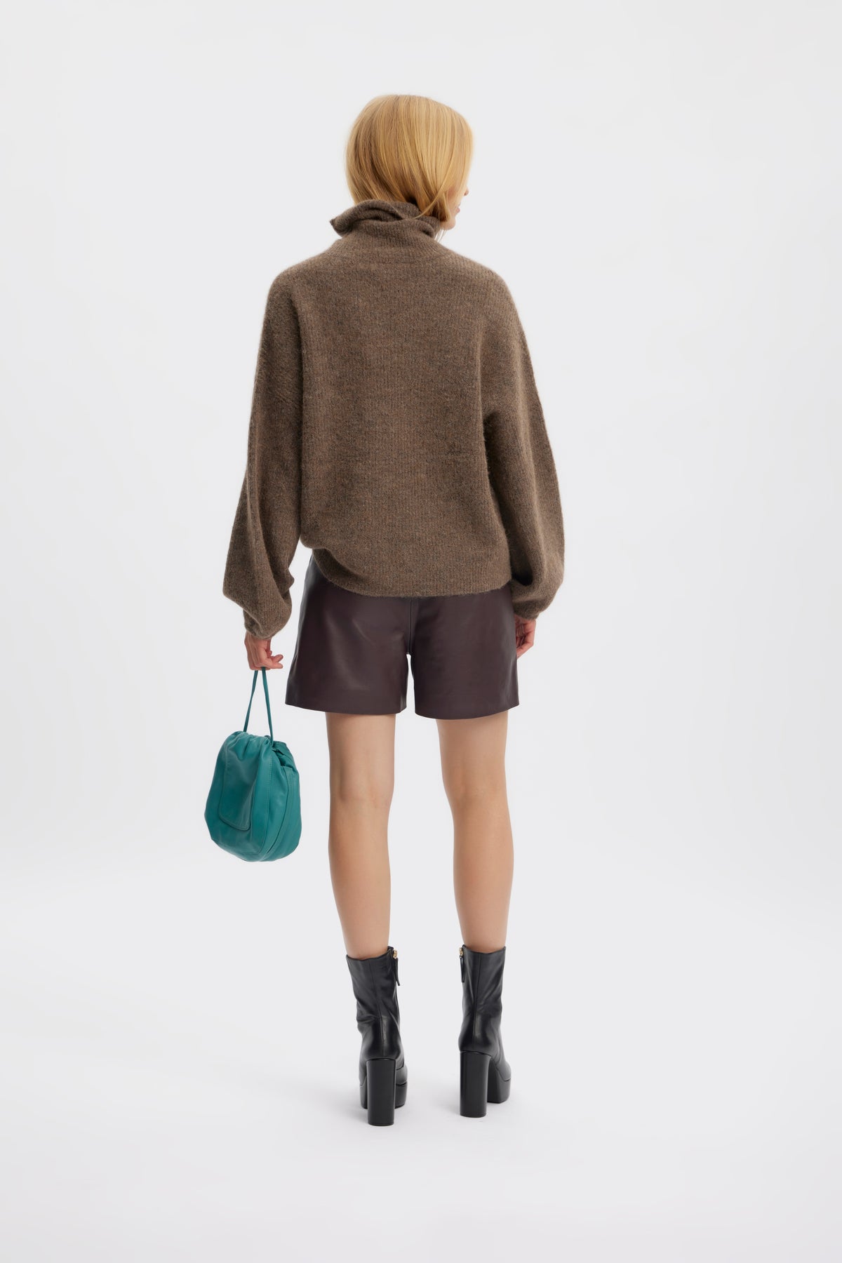 AlphaGZ LS Rollneck - Dark Sand Melange