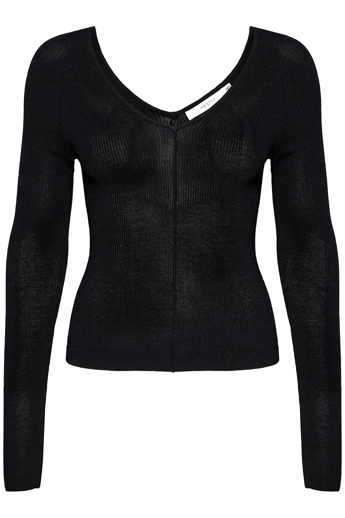 MonaGZ V-Neck Blouse - Black