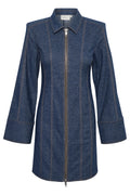 VloraGZ Short Dress - Dark Blue Denim