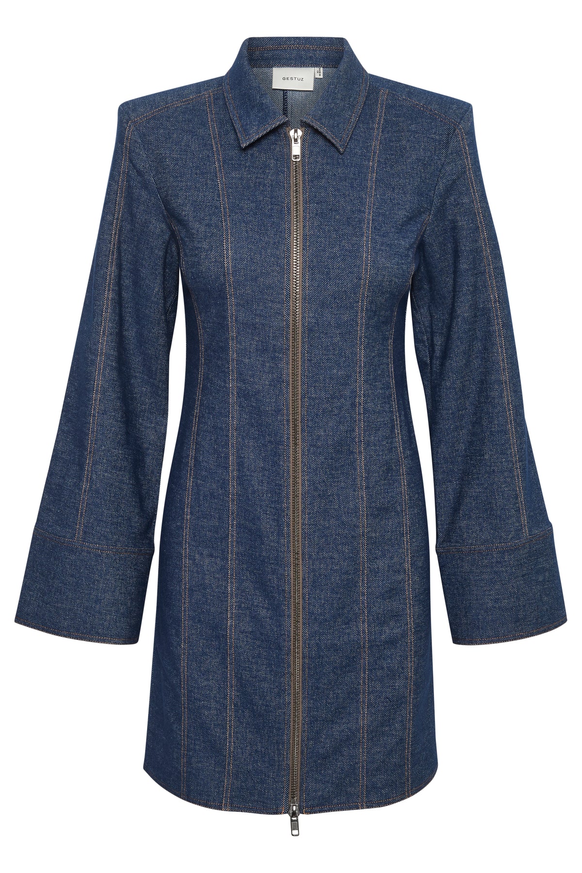 VloraGZ Short Dress - Dark Blue Denim