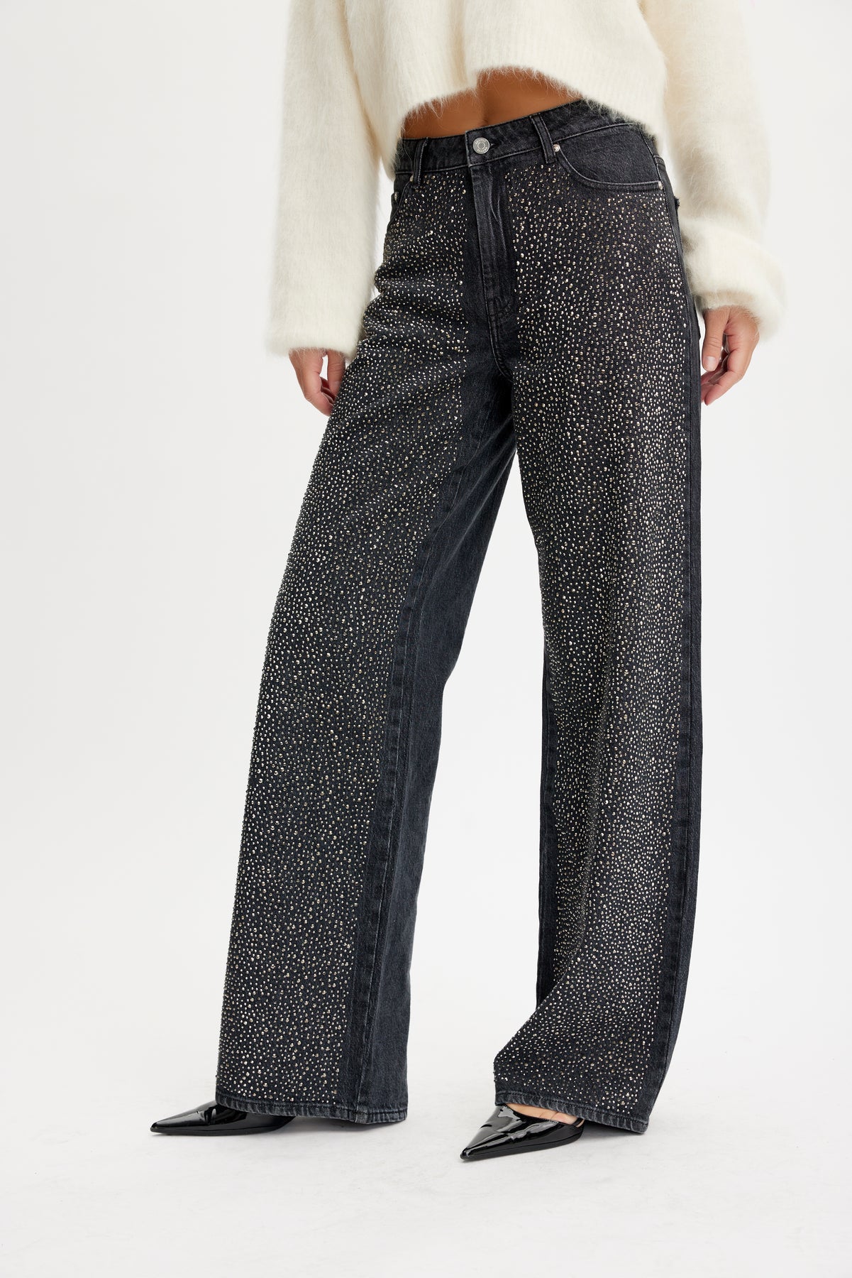 ZorahGZ MW Jeans - Dark Grey Washed