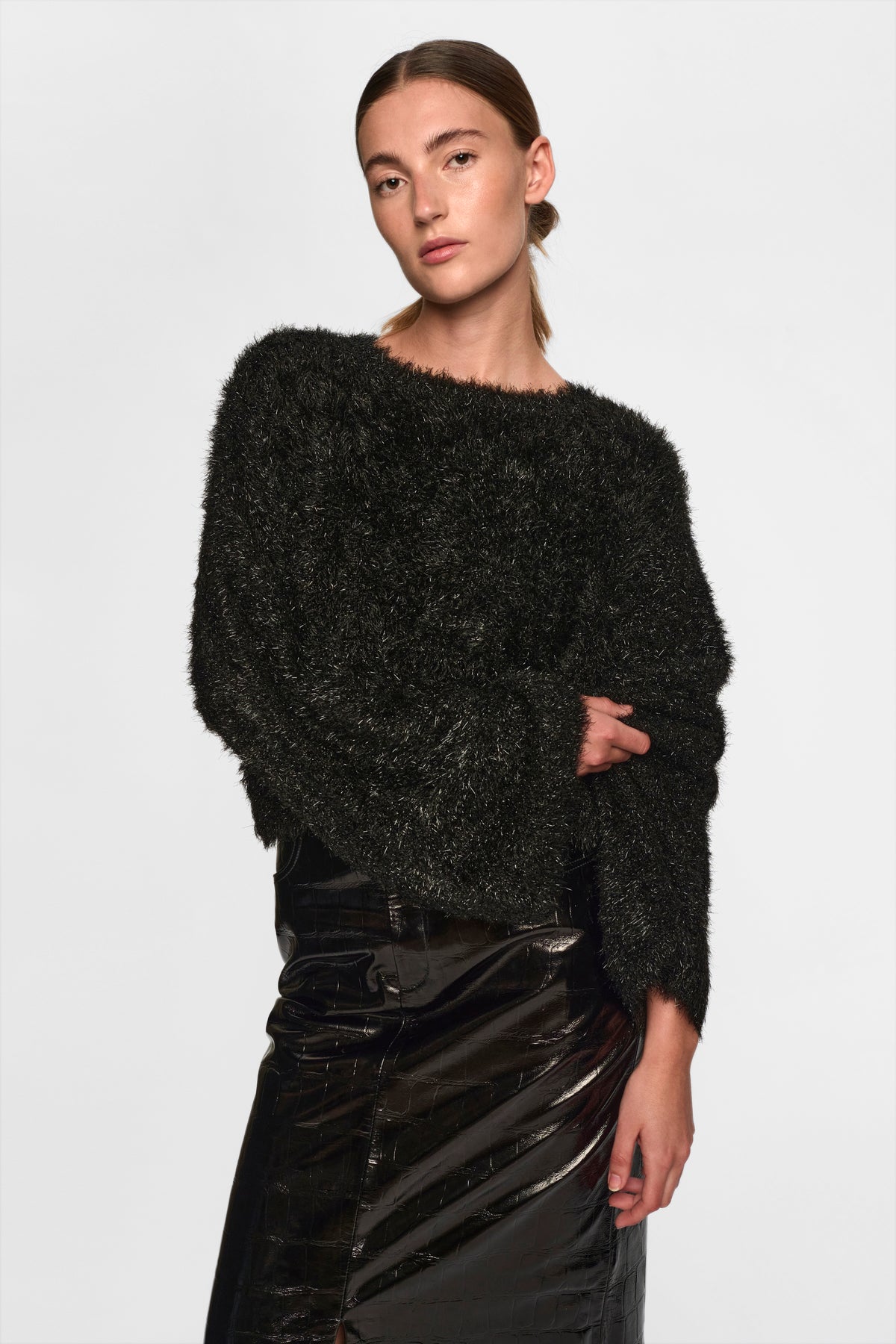 MattianiGZ Cropped Pullover - Black