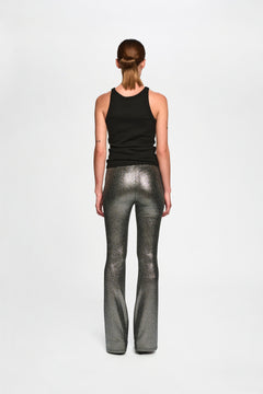 EiraGZ HW Flared Legging - Silver Structure