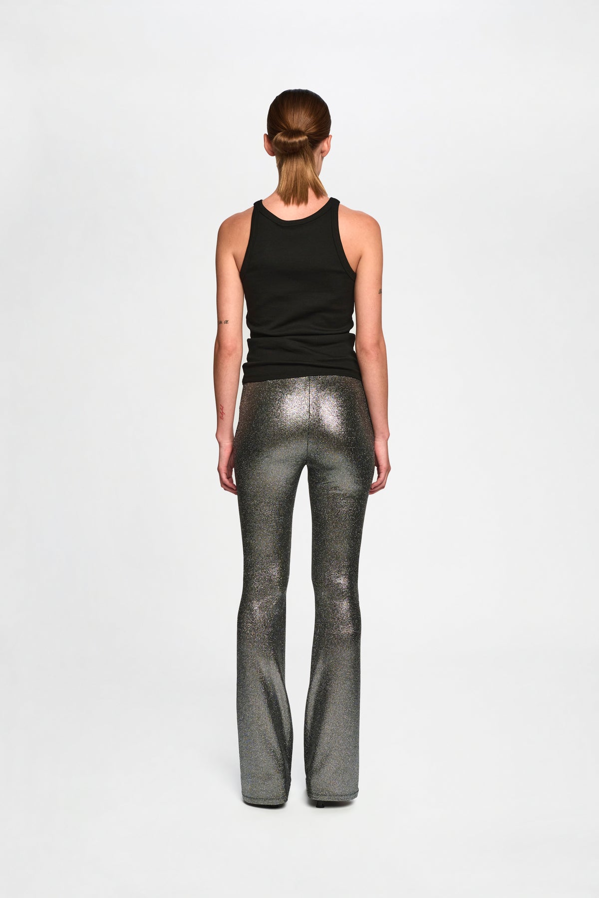 EiraGZ HW Flared Legging - Silver Structure