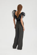 MistGZ Sl Frill Top - Black