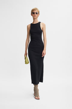 DrewGZ SL Reversible Long Dress  - Black