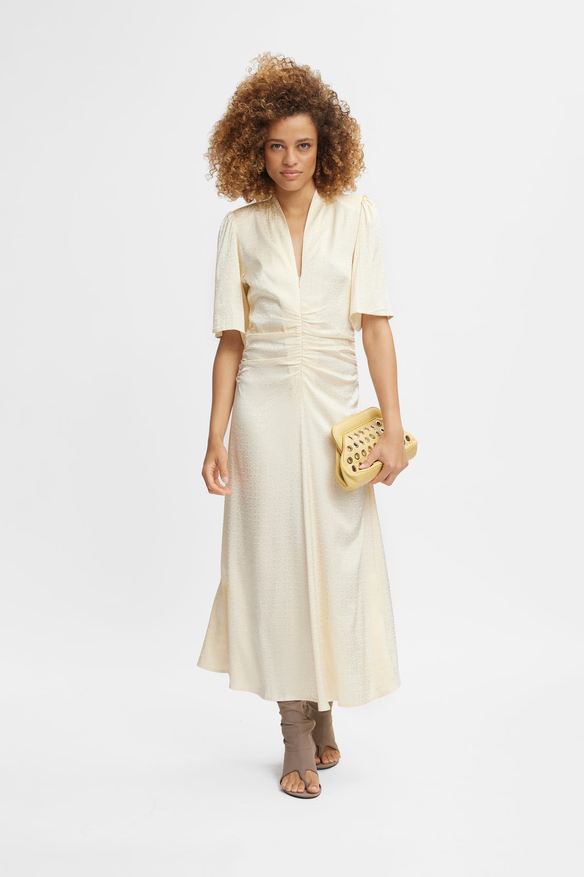 BrinaGZ Midi Ss Dress - Afterglow
