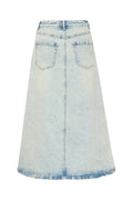 Gestuz ManulaGZ HW Midikjol - Light Blue Acid Wash