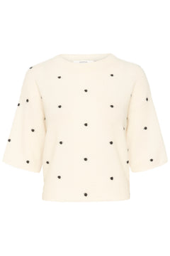 AlphaGZ Dot Box Tee - Ivory