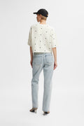 AlphaGZ Dot Box Tee - Ivory