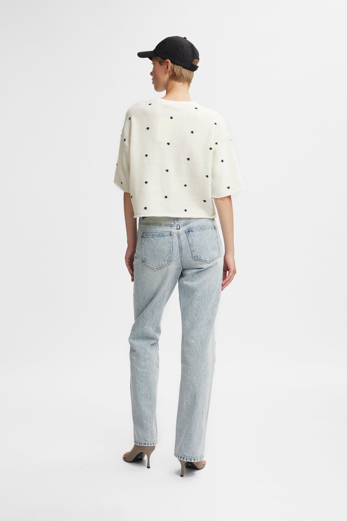 AlphaGZ Dot Box Tee - Ivory