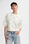 AlphaGZ Dot Box Tee - Ivory