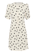 DottiaGZ P Short Dress - Afterglow With Black Dot