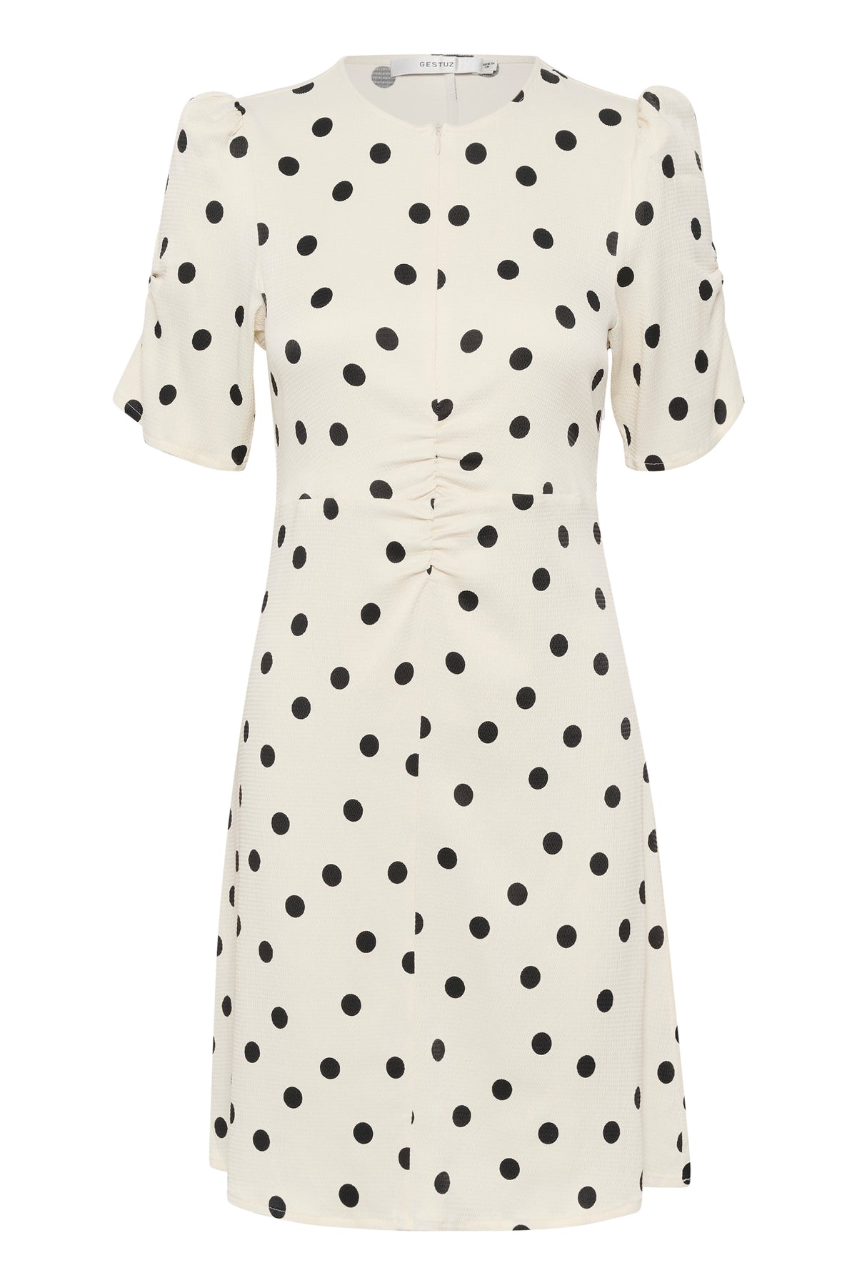 DottiaGZ P Short Dress - Afterglow With Black Dot
