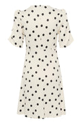 DottiaGZ P Short Dress - Afterglow With Black Dot