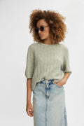 AlphaGZ SS Tee - Slit Melange