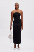 TubinaGZ Long Dress - Dark Black Wash