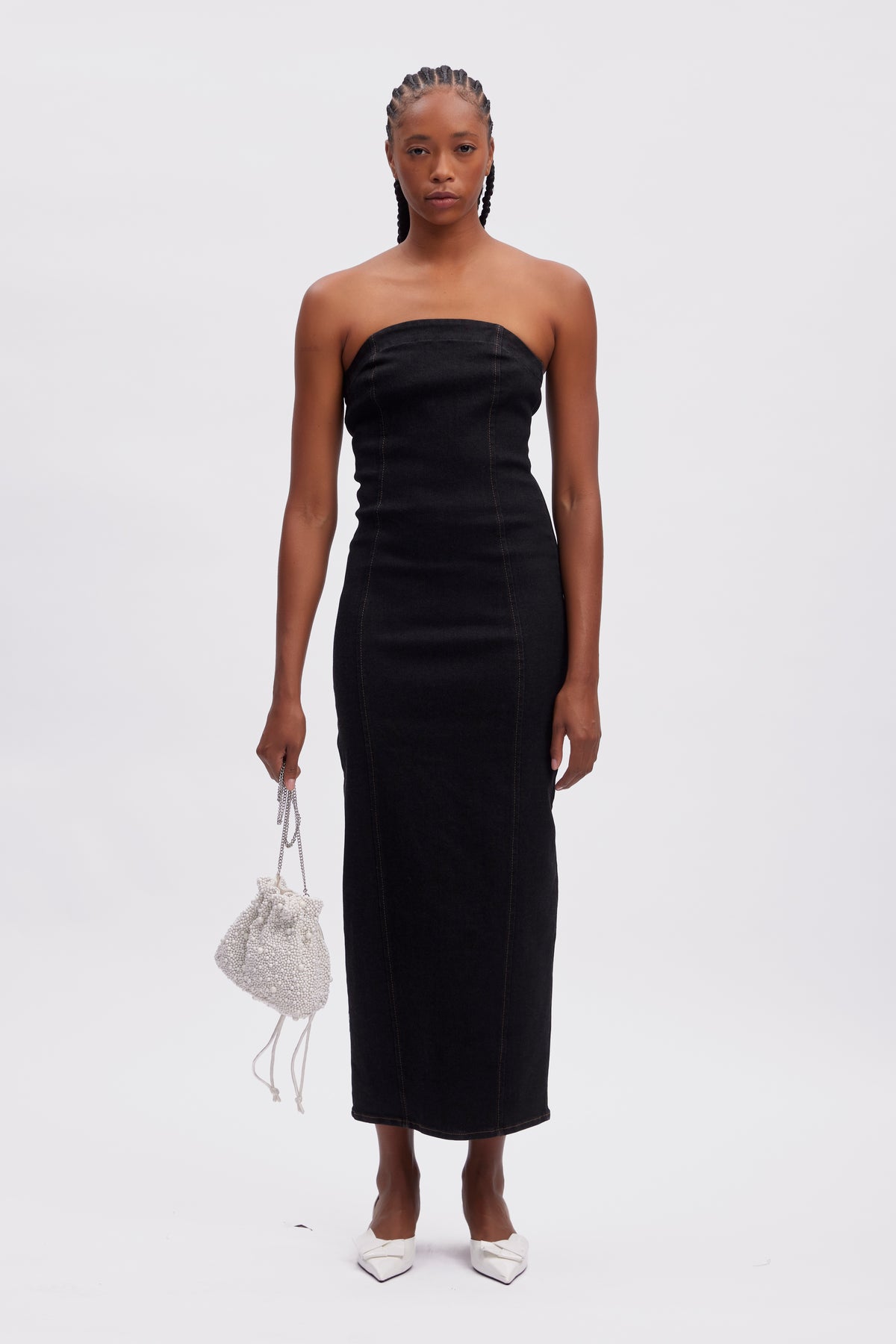 TubinaGZ Long Dress - Dark Black Wash