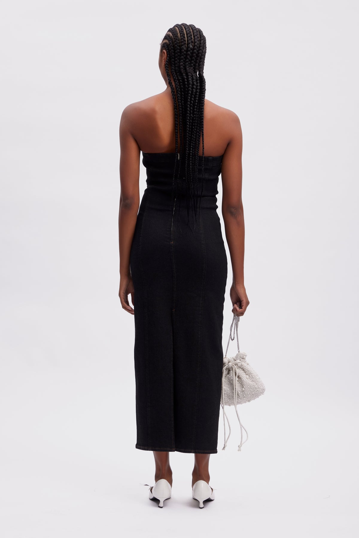 TubinaGZ Long Dress - Dark Black Wash