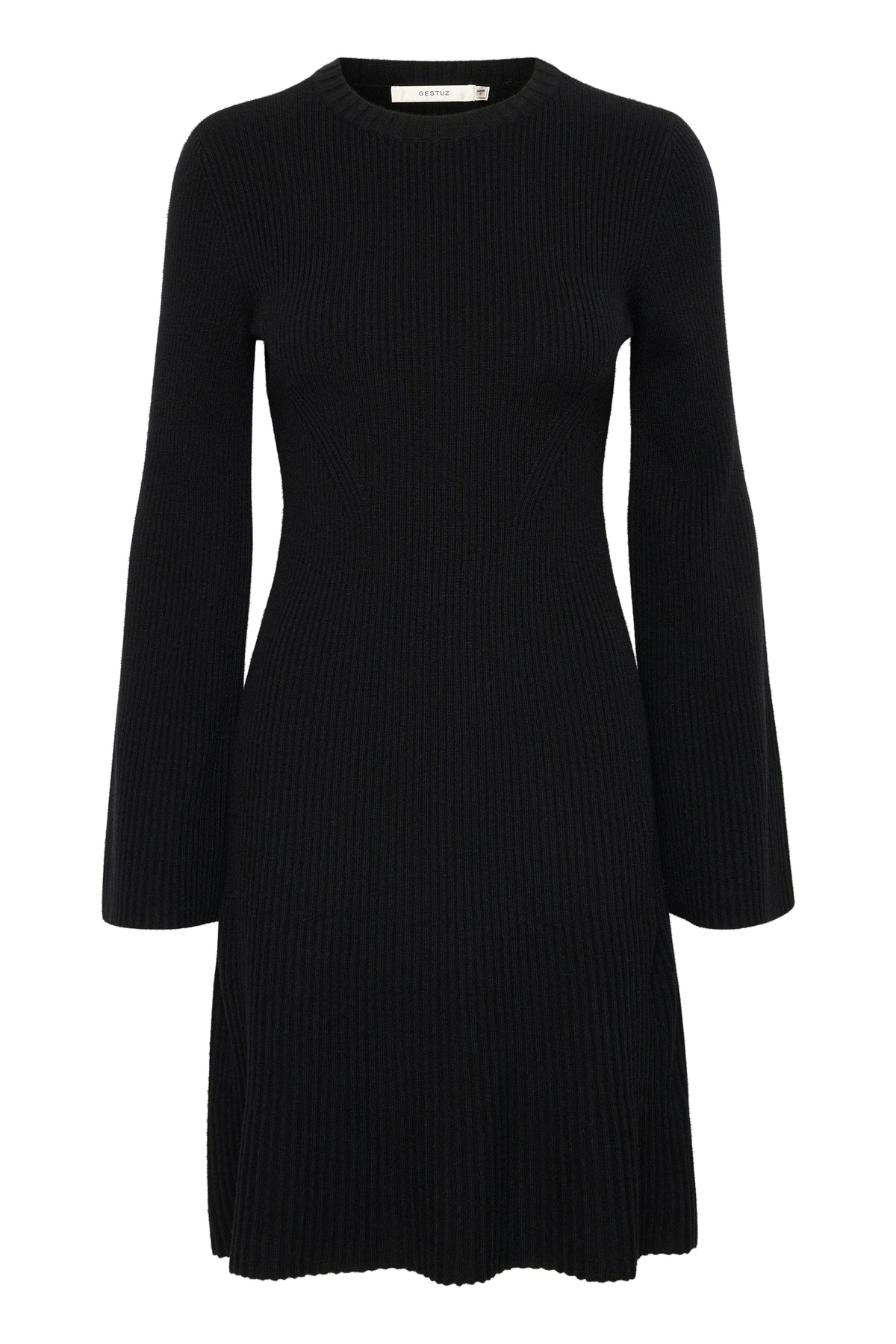 Antaligz Wool Short Dress - Svart