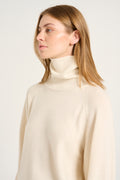 Manzigz Wool Rollneck - Egret