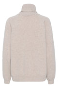 Manzigz Wool Rollneck - String Melange