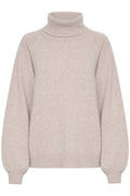 Manzigz Wool Rollneck - String Melange