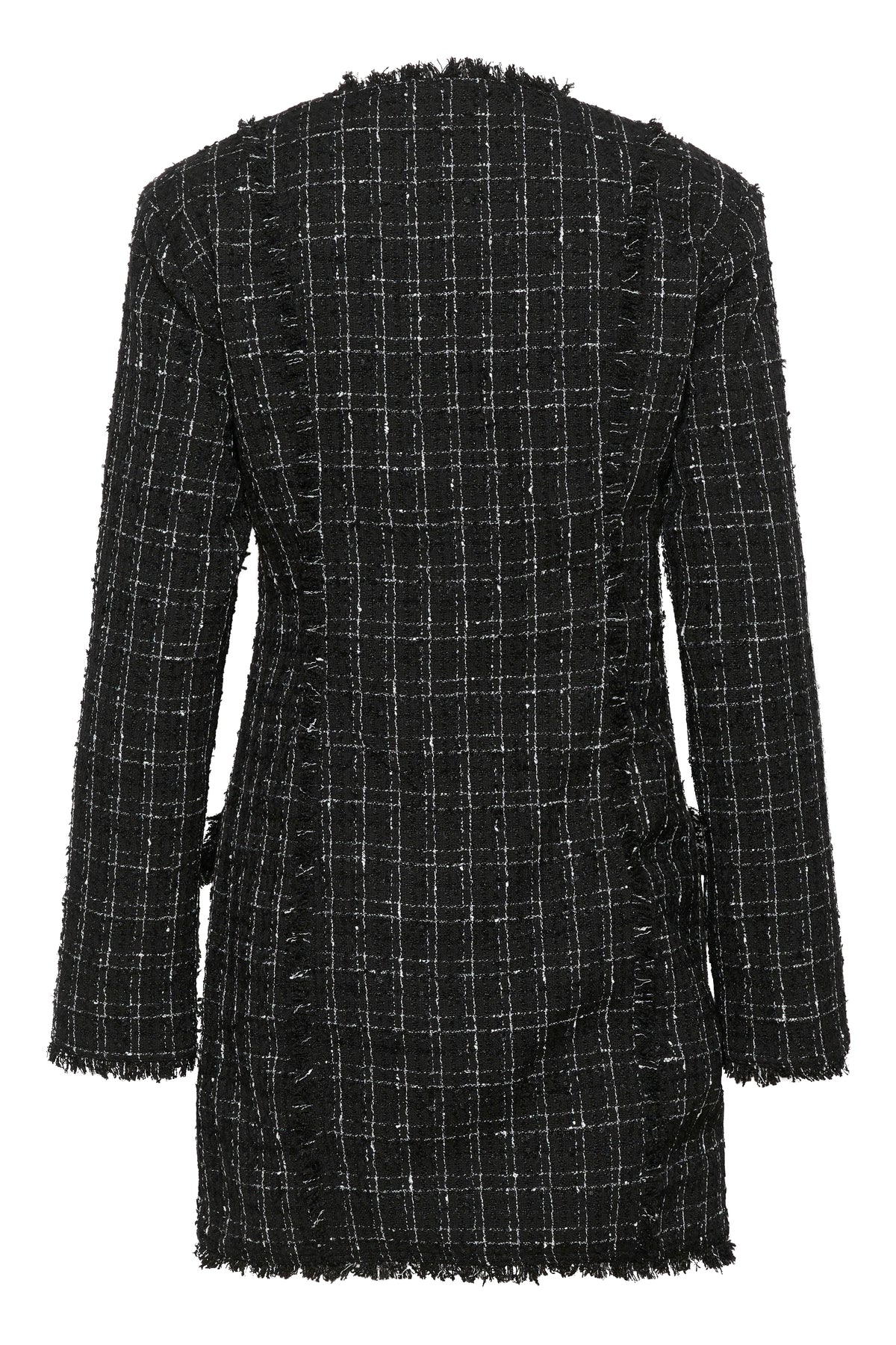Gaellygz Dress - Blacknwhite Check