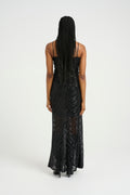Gliragz Long Dress - Black Sequins
