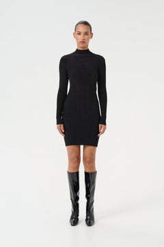 Silvigz Ls Short Dress - Black