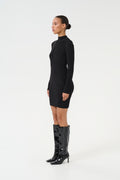 Silvigz Ls Short Dress - Black