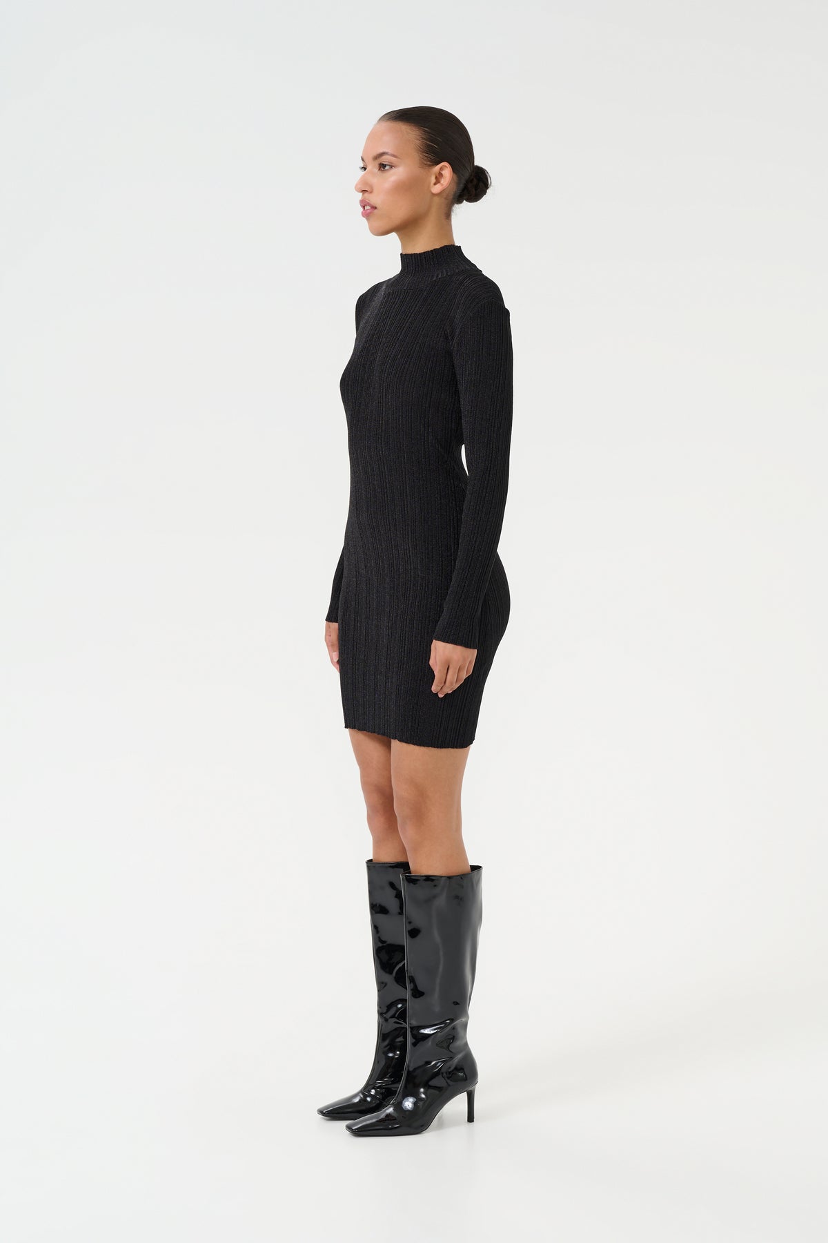 Silvigz Ls Short Dress - Black