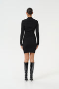 Silvigz Ls Short Dress - Black