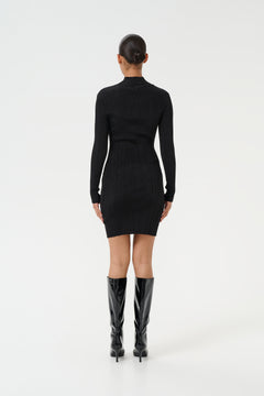 Silvigz Ls Short Dress - Black