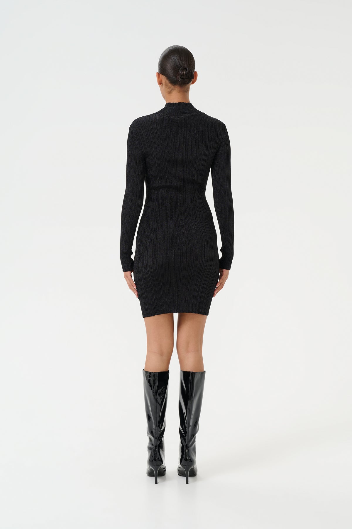 Silvigz Ls Short Dress - Black