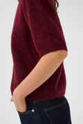 Gestuz Gzalpha SS Tee - Blood Red Mélange