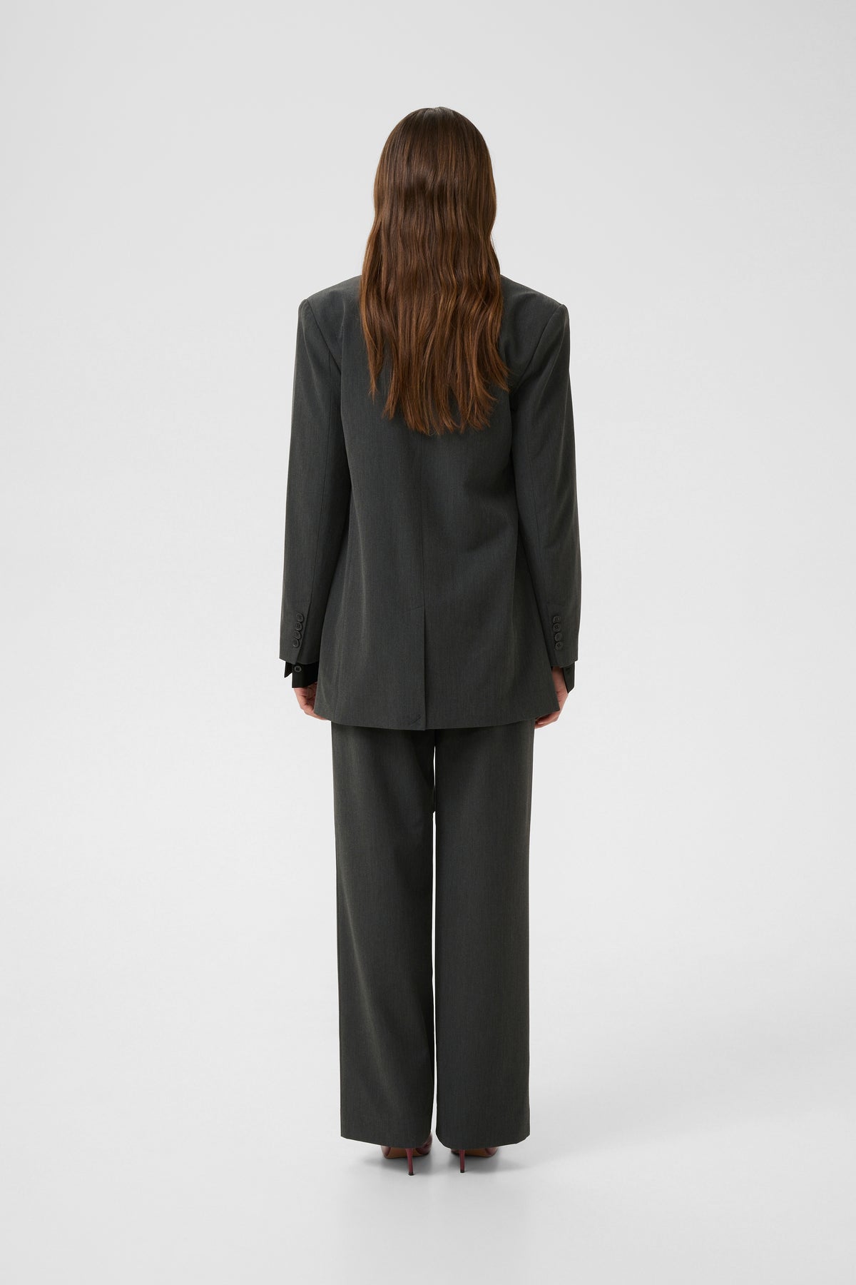 Gzerle Blazer - Dark Grey Melange