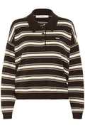 Gestuz Gzpaige Polo Pullover - Molé/Dark Beech/Egret