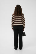 Gestuz Gzpaige Polo Pullover - Molé/Dark Beech/Egret