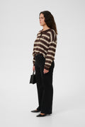 Gestuz Gzpaige Polo Pullover - Molé/Dark Beech/Egret