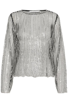 Gzsibba Blouse - Black/Silver
