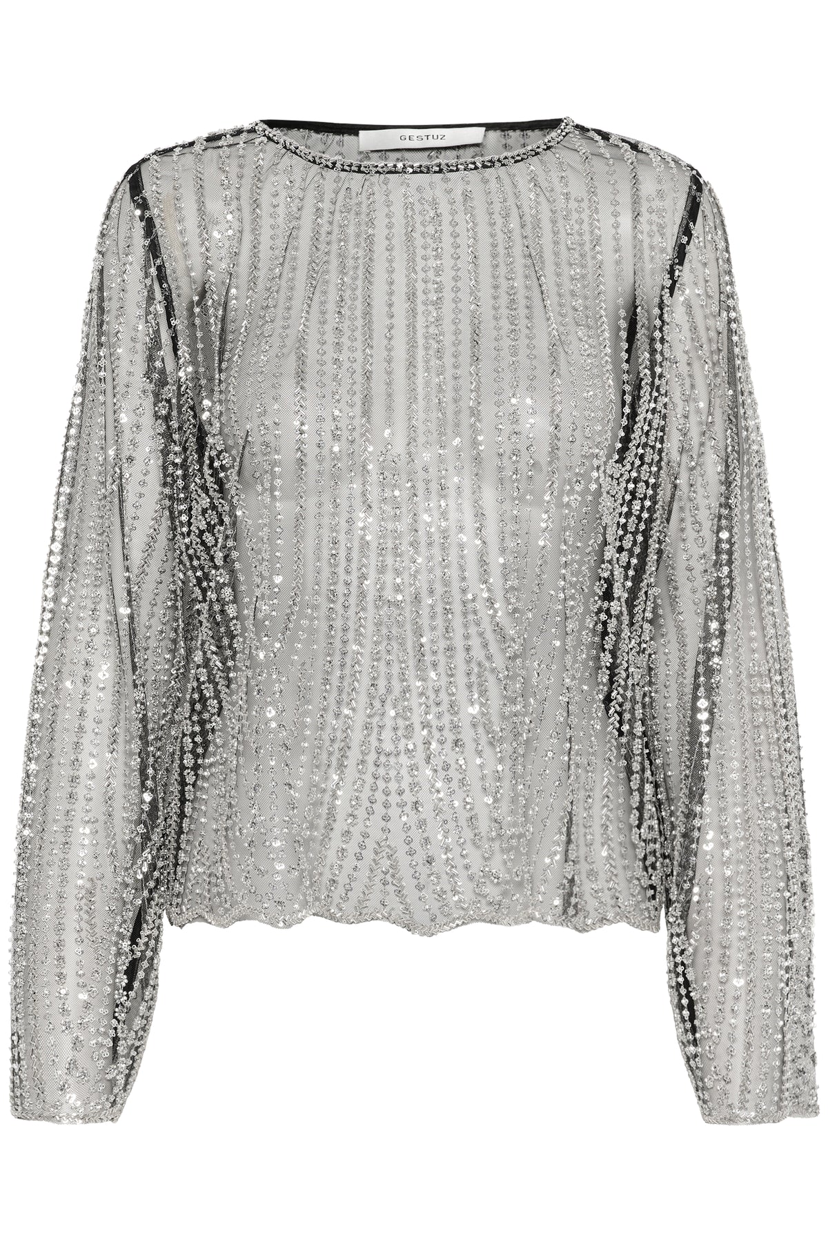 Gzsibba Blouse - Black/Silver