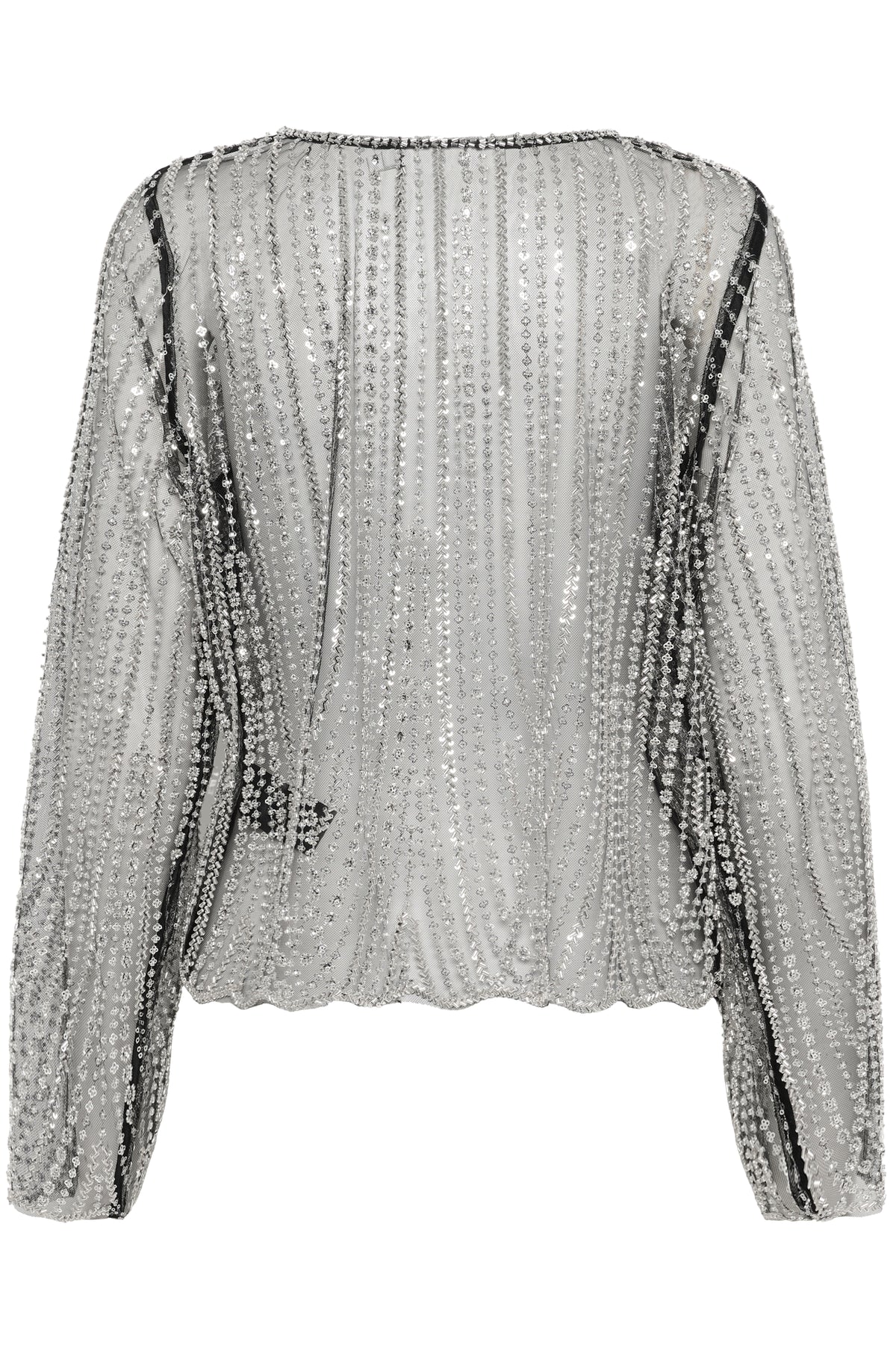 Gzsibba Blouse - Black/Silver