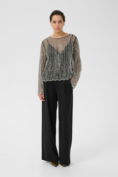 Gzsibba Blouse - Black/Silver