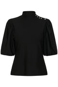 Gzrifa Button Balloon Top - Svart