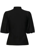 Gzrifa Button Balloon Top - Svart