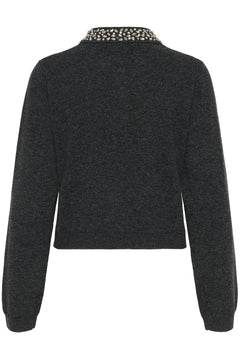 Gzmanzi Deco Polo Pullover - Deep Graphite Melange
