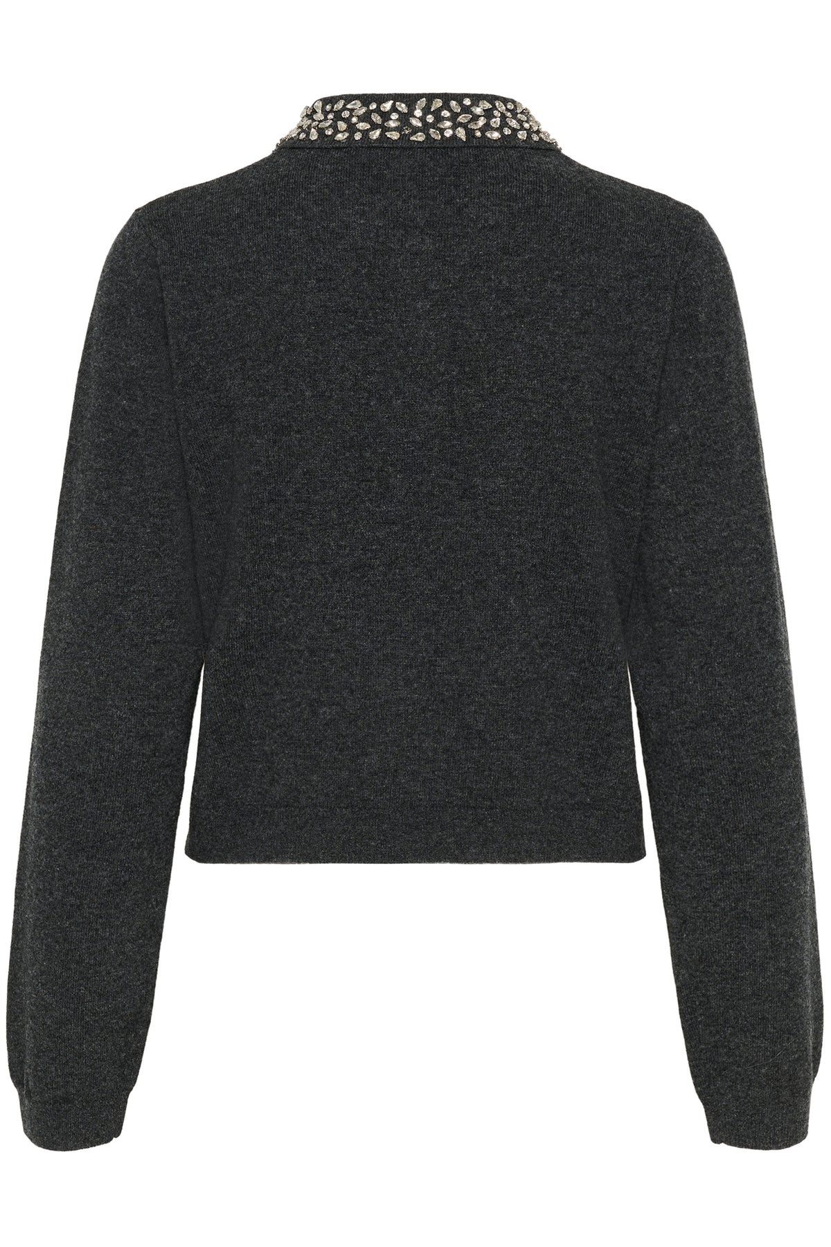 Gzmanzi Deco Polo Pullover - Deep Graphite Melange