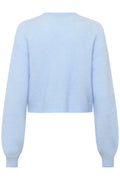 Gzdebbie Short Cardigan - Blue Finch Mélange